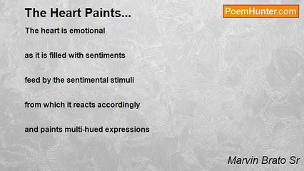 Marvin Brato Sr - The Heart Paints...