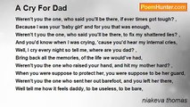 niakeva thomas - A Cry For Dad