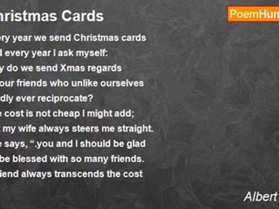 Albert Ahearn - Christmas Cards