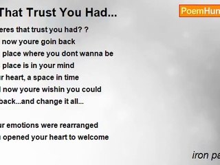 iron panda 23 - ...That Trust You Had...