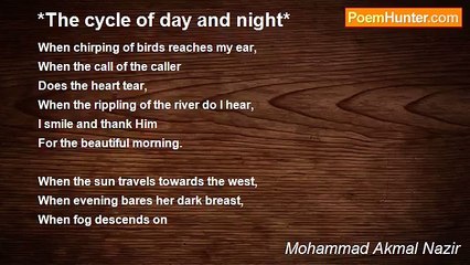Mohammad Akmal Nazir - *The cycle of day and night*