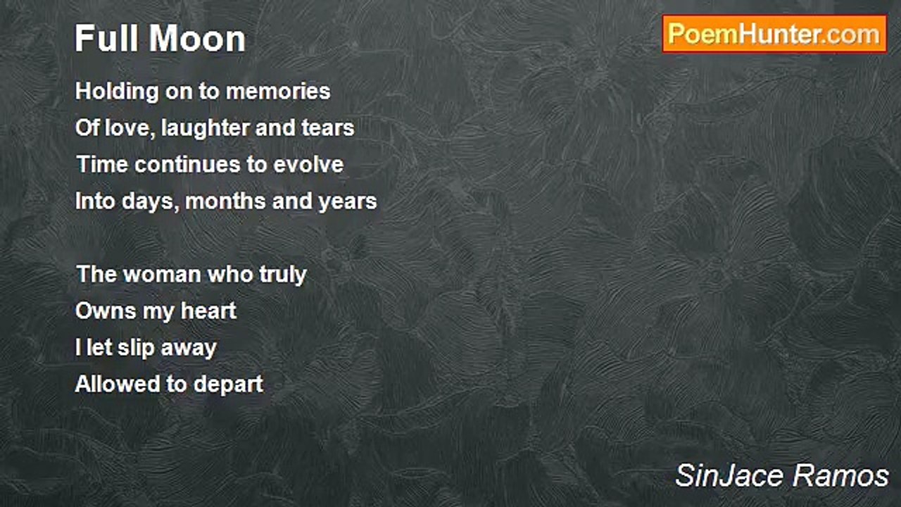 SinJace Ramos - Full Moon