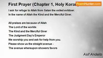 Asif Andalib - First Prayer (Chapter 1, Holy Koran)