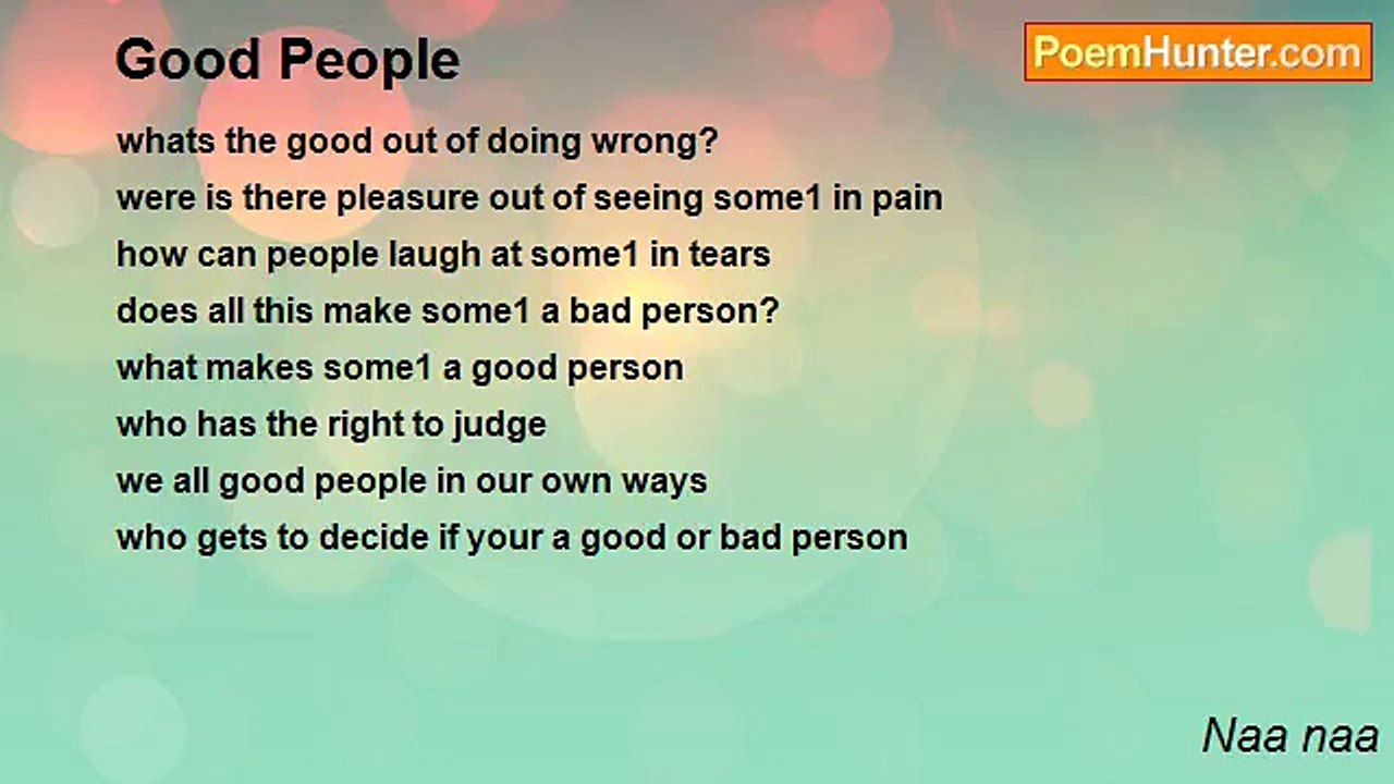 Naa naa - Good People