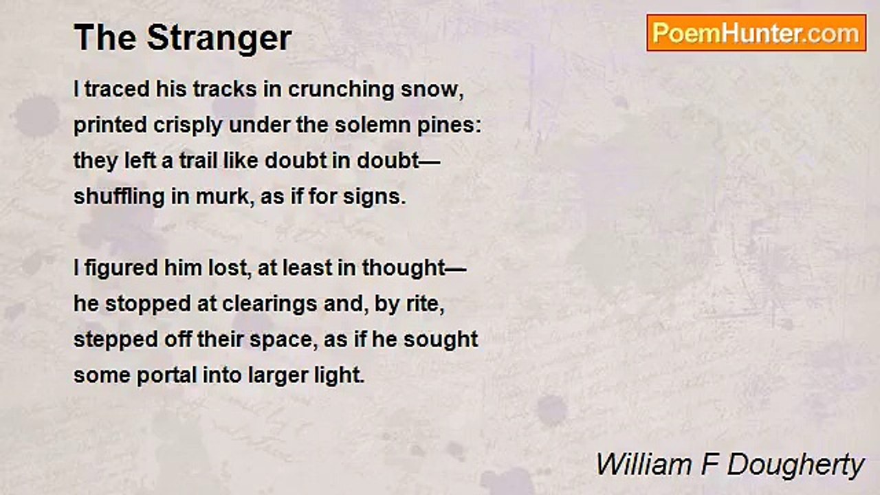 William F Dougherty - The Stranger