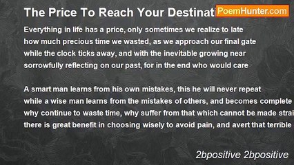 2bpositive 2bpositive - The Price To Reach Your Destination