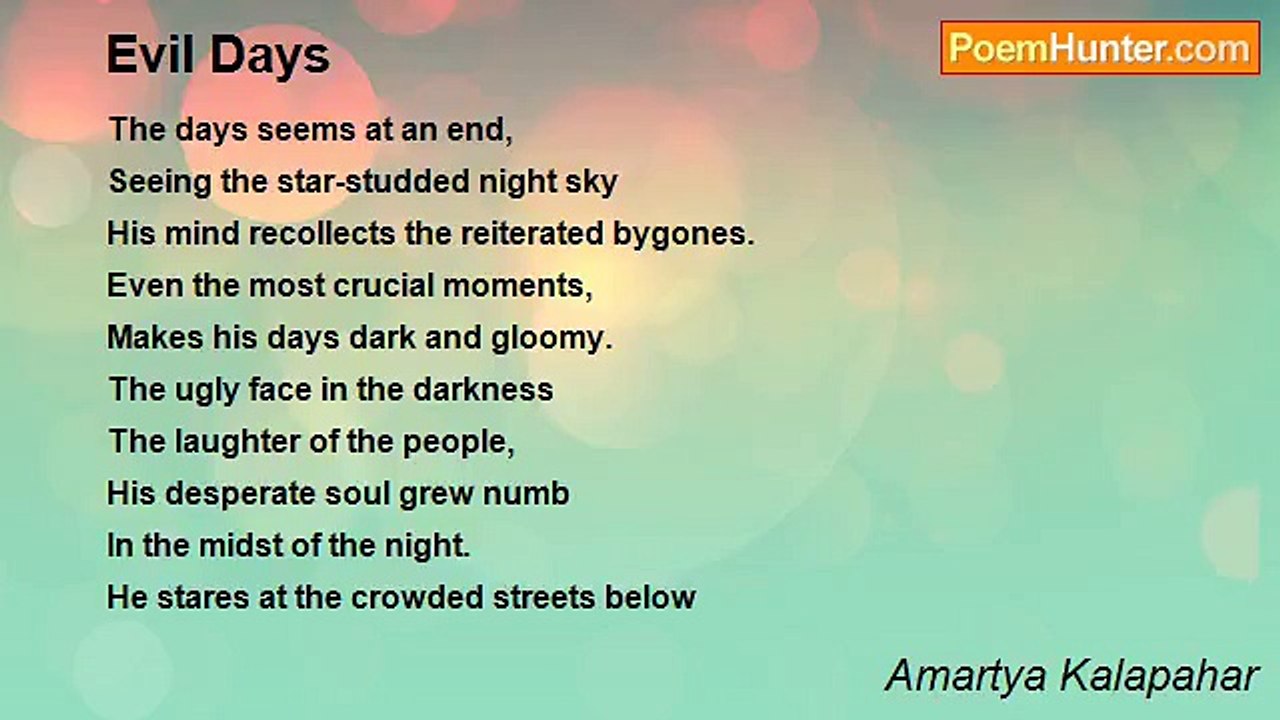 Amartya Kalapahar - Evil Days