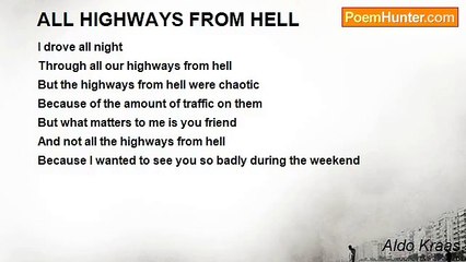 Aldo Kraas - ALL HIGHWAYS FROM HELL