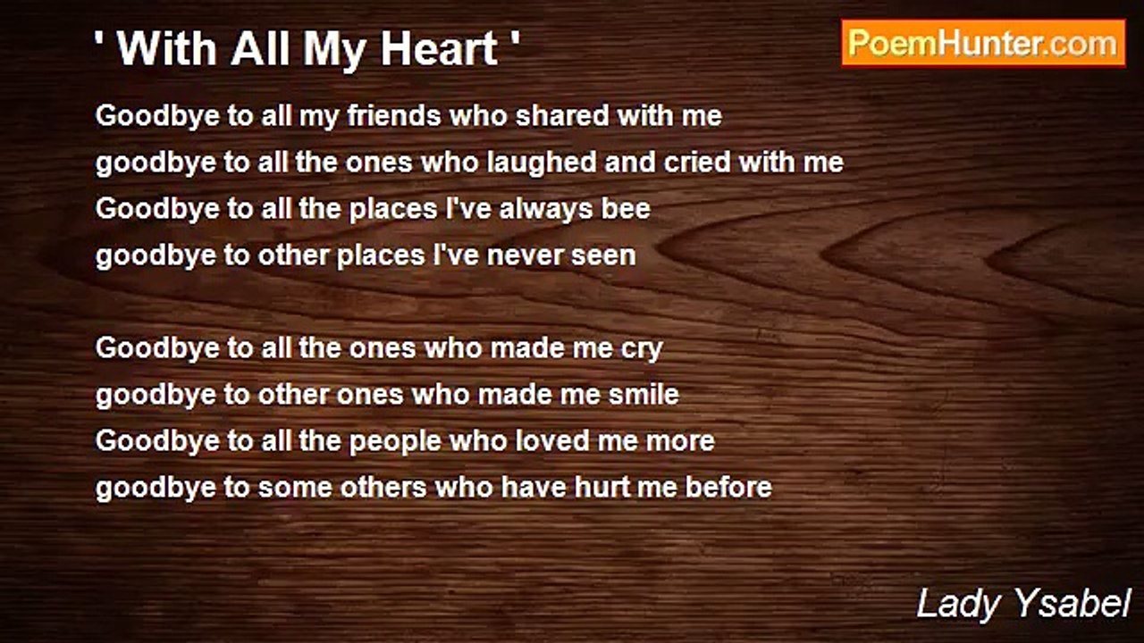 Lady Ysabel - ' With All My Heart '