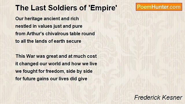 Frederick Kesner - The Last Soldiers of 'Empire'