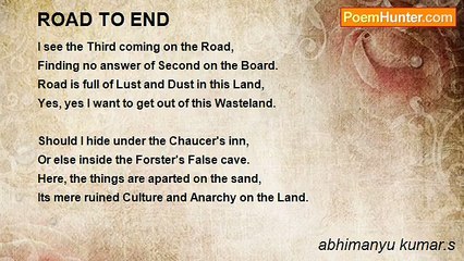 abhimanyu kumar.s - ROAD TO END
