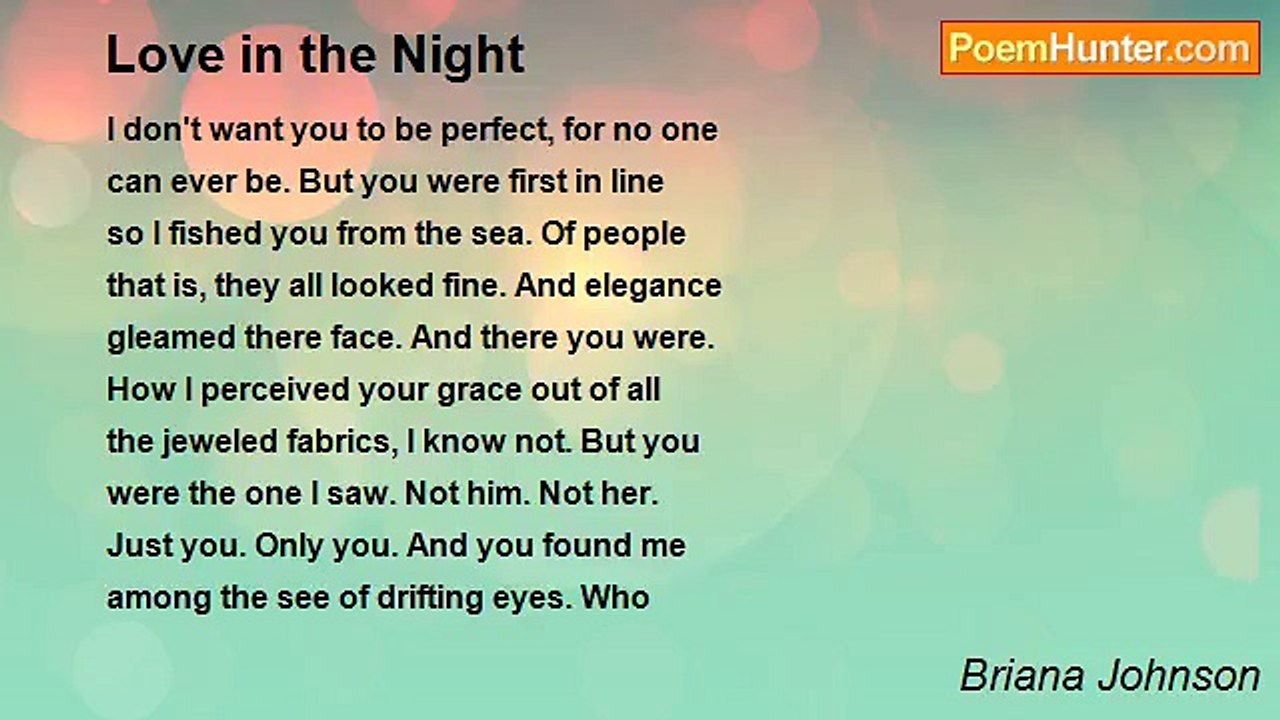 Briana Johnson - Love in the Night