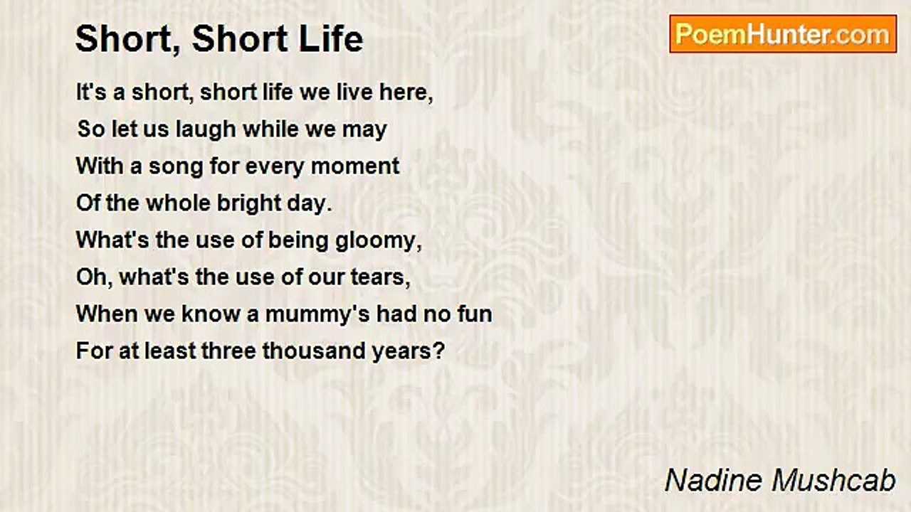 Nadine Mushcab - Short, Short Life