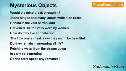 Sadiqullah Khan - Mysterious Objects
