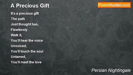 Persian Nightingale - A Precious Gift