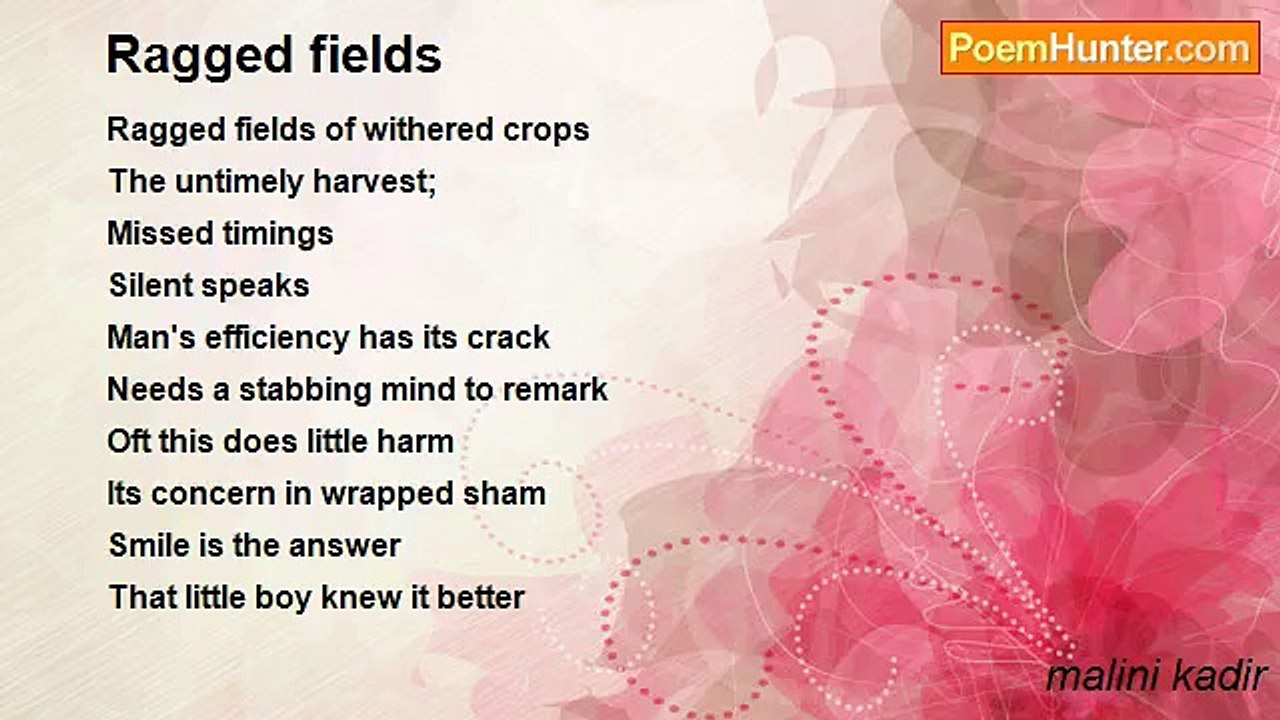 malini kadir - Ragged fields