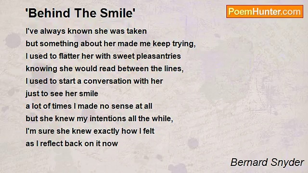 Bernard Snyder - 'Behind The Smile'