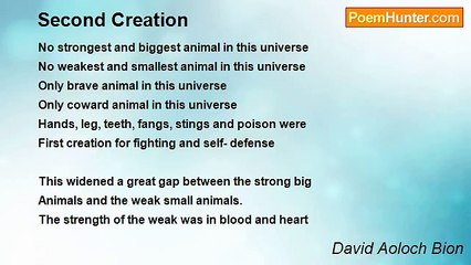 David Aoloch Bion - Second Creation