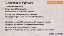Linda Winchell - 'Christmas In February'