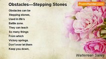 Walterrean Salley - Obstacles—Stepping Stones