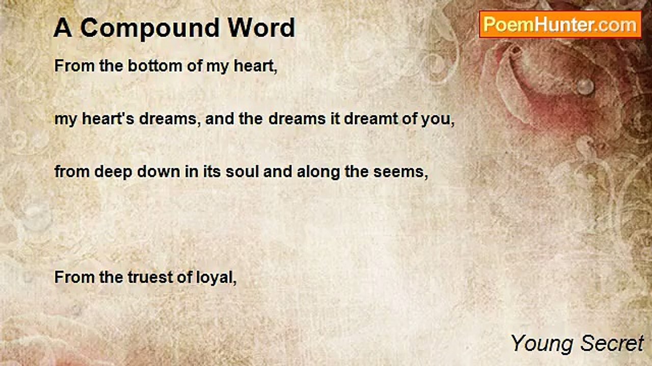 Young Secret - A Compound Word