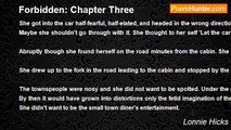 Lonnie Hicks - Forbidden: Chapter Three