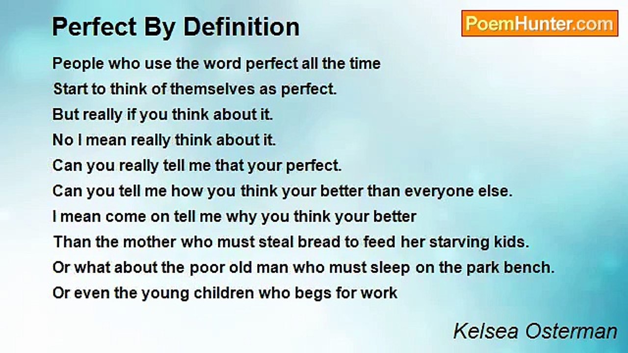 Kelsea Osterman - Perfect By Definition
