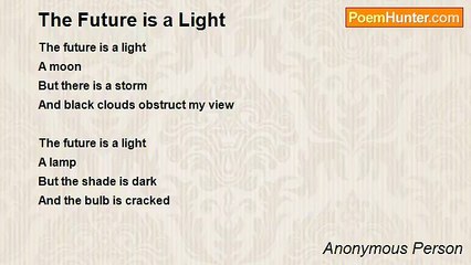 Anonymous Person - The Future is a Light
