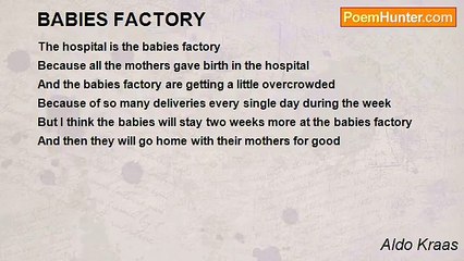 Aldo Kraas - BABIES FACTORY