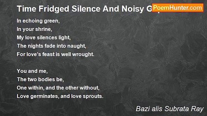 Bazi alis Subrata Ray - Time Fridged Silence And Noisy Gaps.