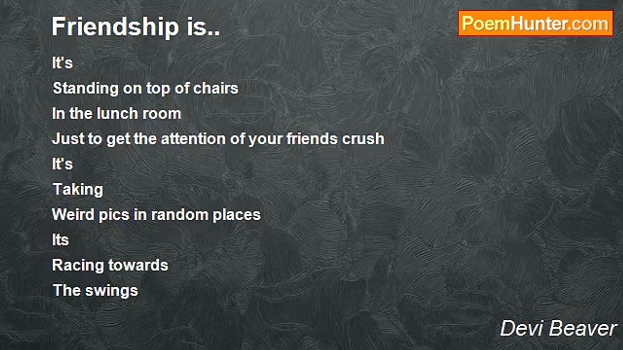 Devi Beaver - Friendship is..