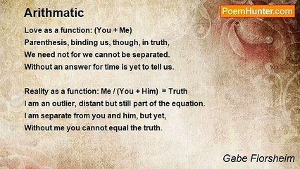 Gabe Florsheim - Arithmatic