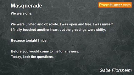 Gabe Florsheim - Masquerade