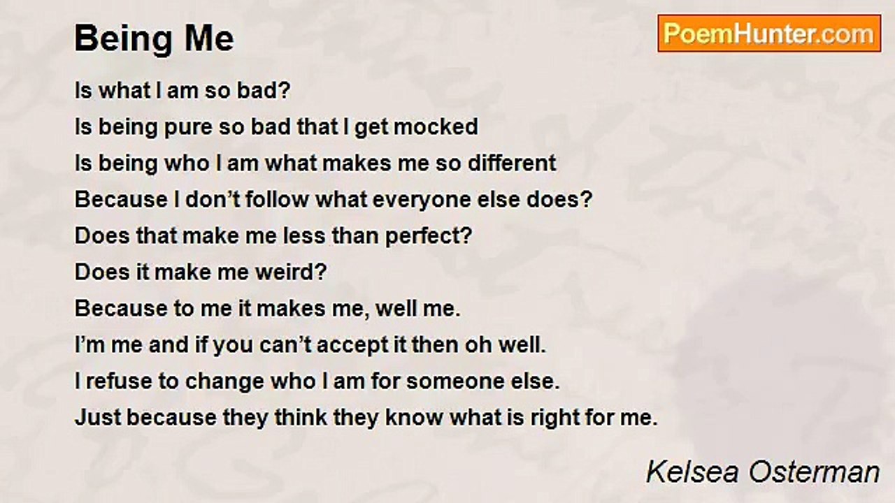 Kelsea Osterman - Being Me