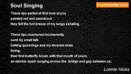 Lonnie Hicks - Soul Singing