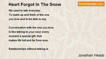 Jonathan Heads - Heart Forgot In The Snow