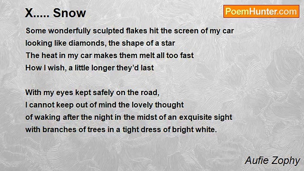 Aufie Zophy - X..... Snow