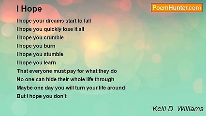 Kelli D. Williams - I Hope