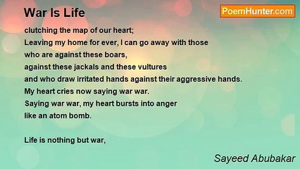 Sayeed Abubakar - War Is Life