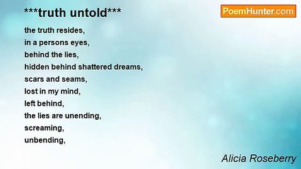 Alicia Roseberry - ***truth untold***