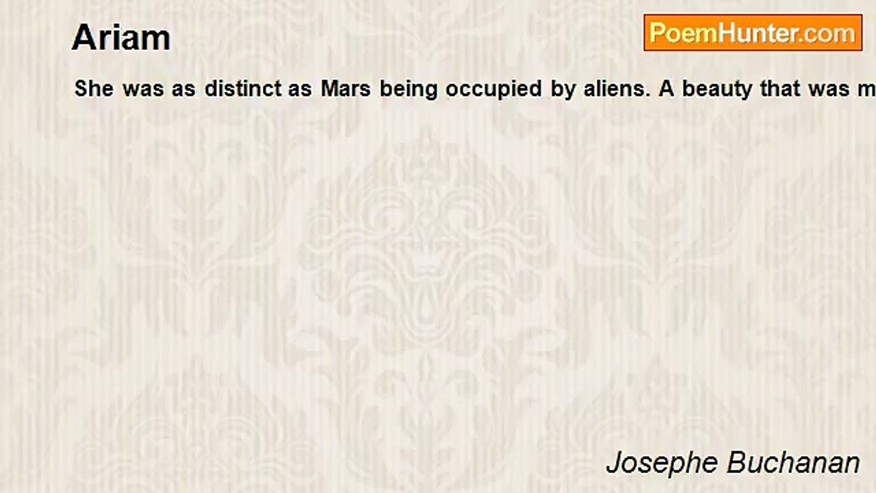 Josephe Buchanan - Ariam