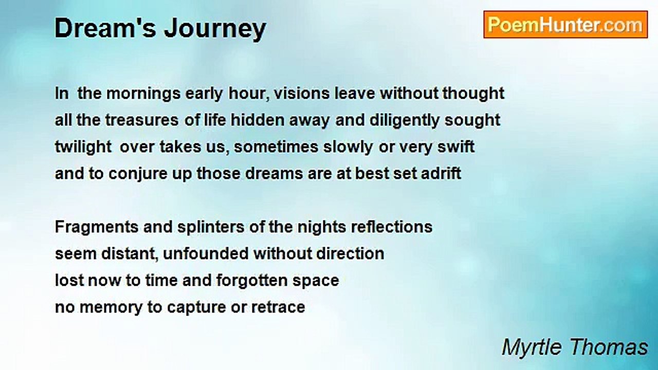 Myrtle Thomas - Dream's Journey
