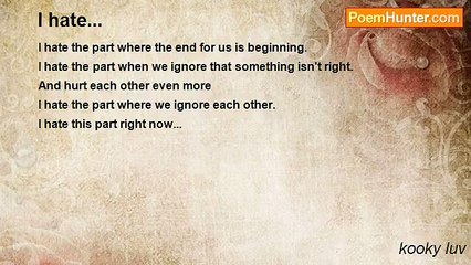 kooky luv - I hate...