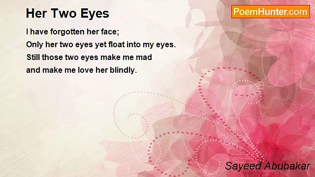 Sayeed Abubakar - Her Two Eyes