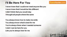 Candy Simpson - I'll Be Here For You