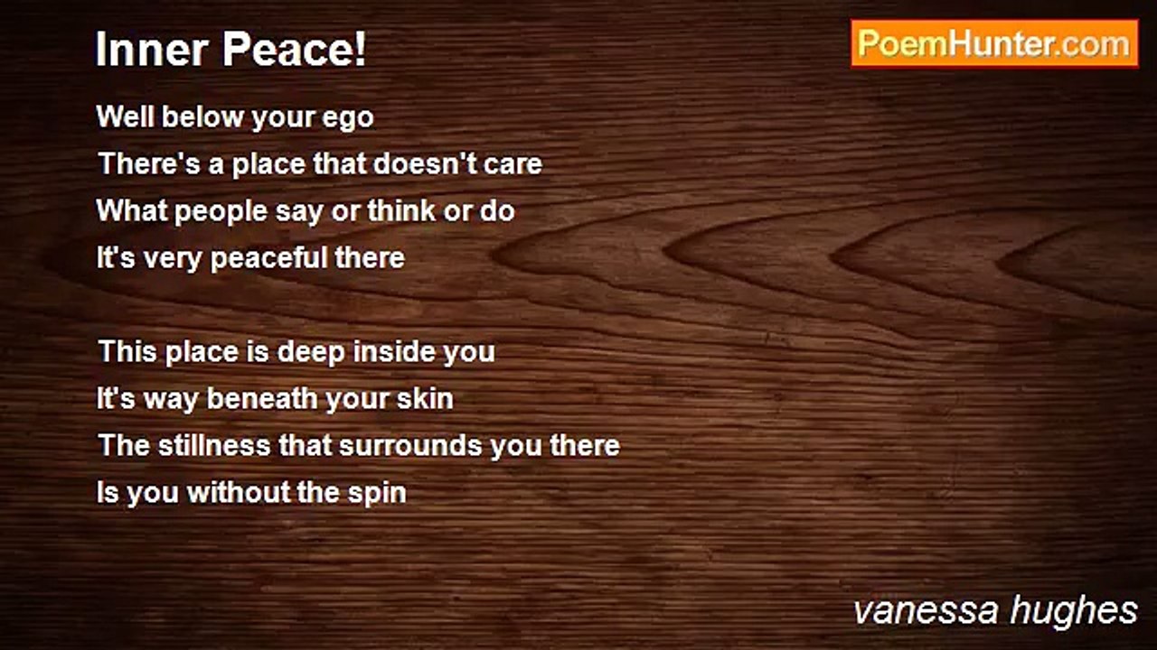 vanessa hughes - Inner Peace!