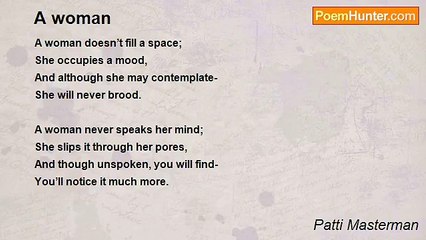 Patti Masterman - A woman