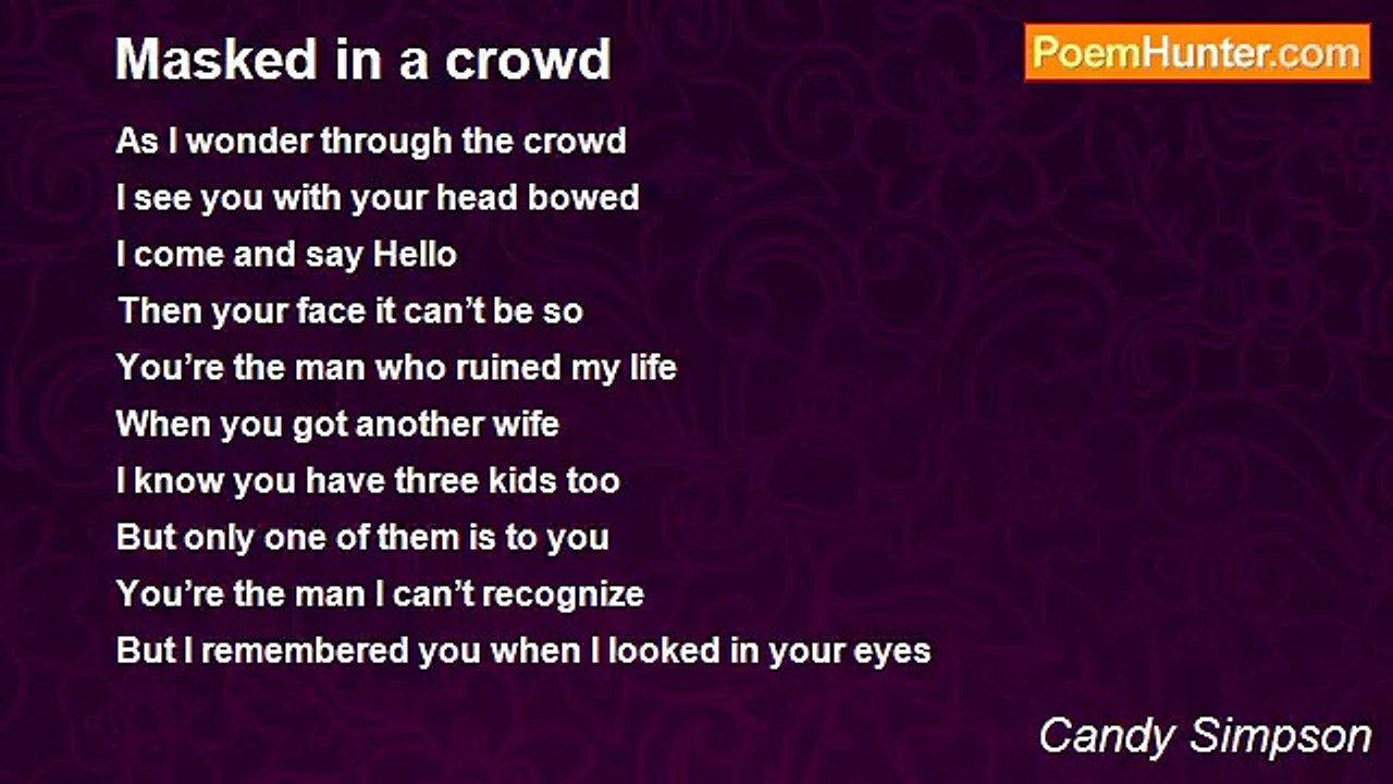 Candy Simpson - Masked in a crowd