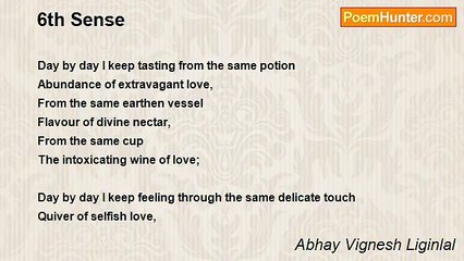 Abhay Vignesh Liginlal - 6th Sense