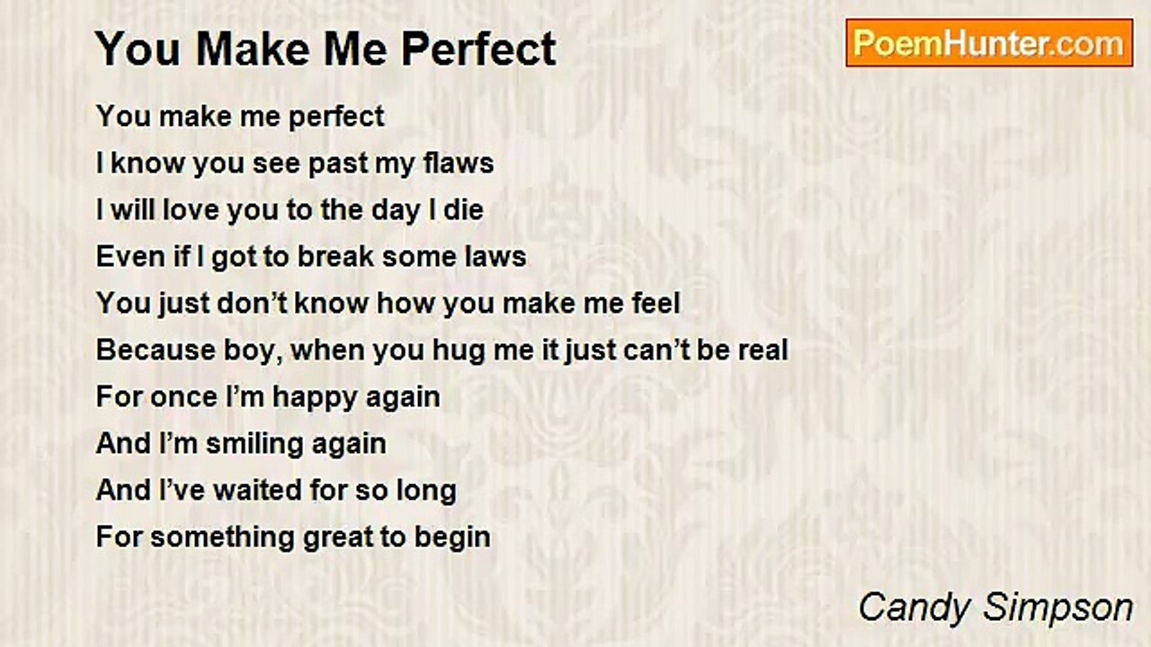 Candy Simpson - You Make Me Perfect